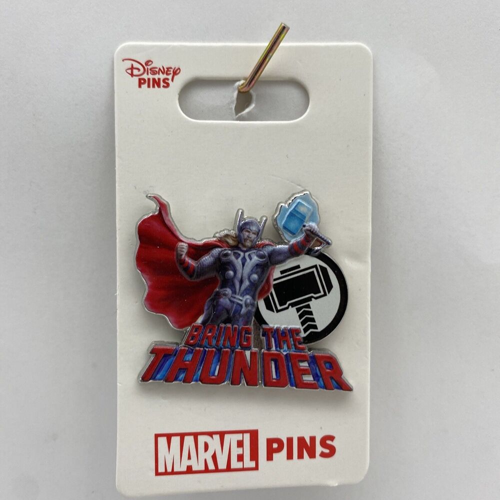 Disney Pin Marvel Thor Bring the Thunder Avengers 3D Parks Trading Pin